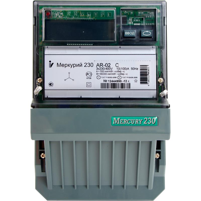Счетчик Меркурий 230 AR-00 R 5-7.5А/100…